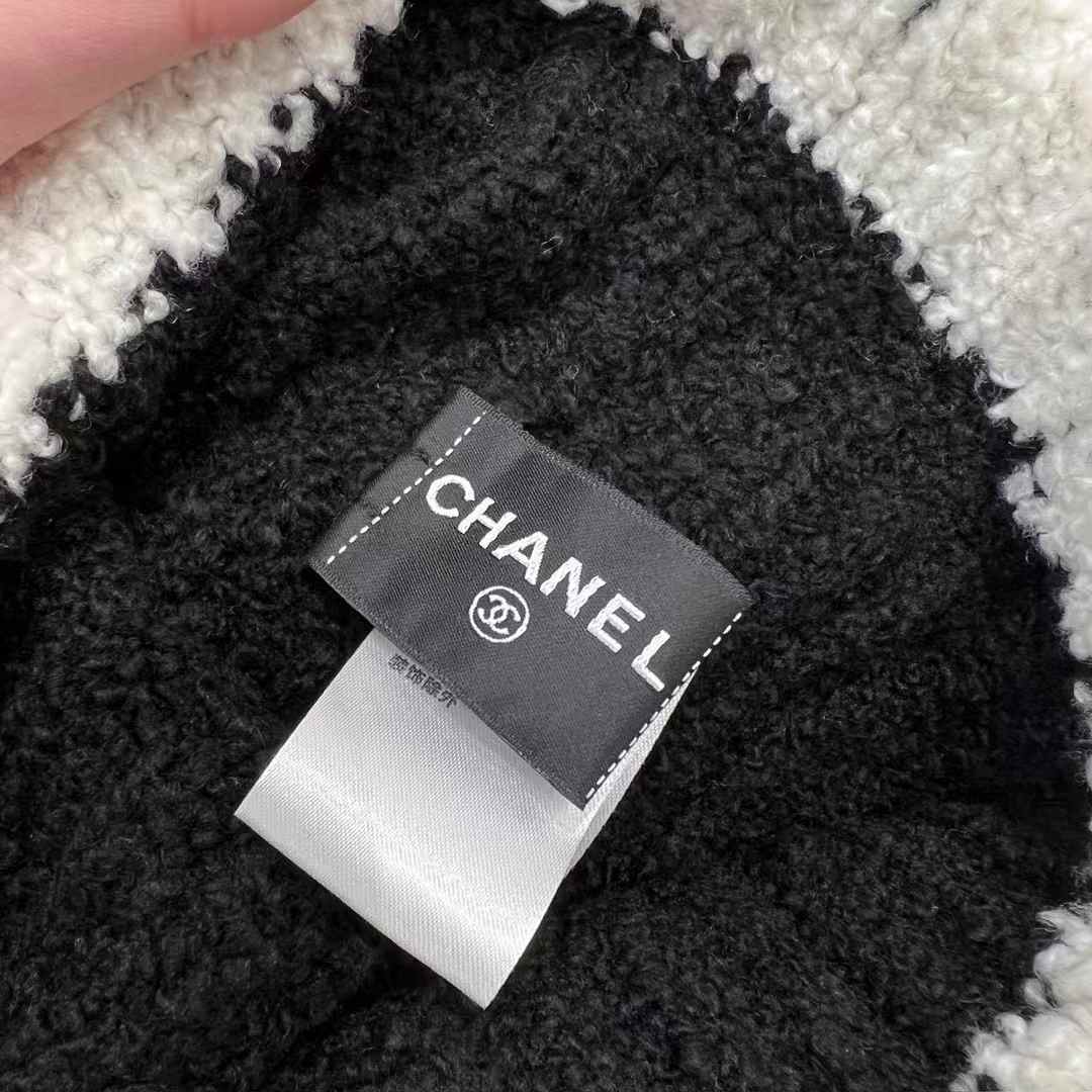 Chanel scarf & cold hat view 8