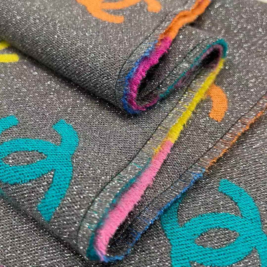 Chanel 24C Rainbow shines scarf view 4