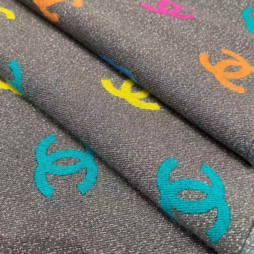 Chanel 24C Rainbow shines scarf view 8