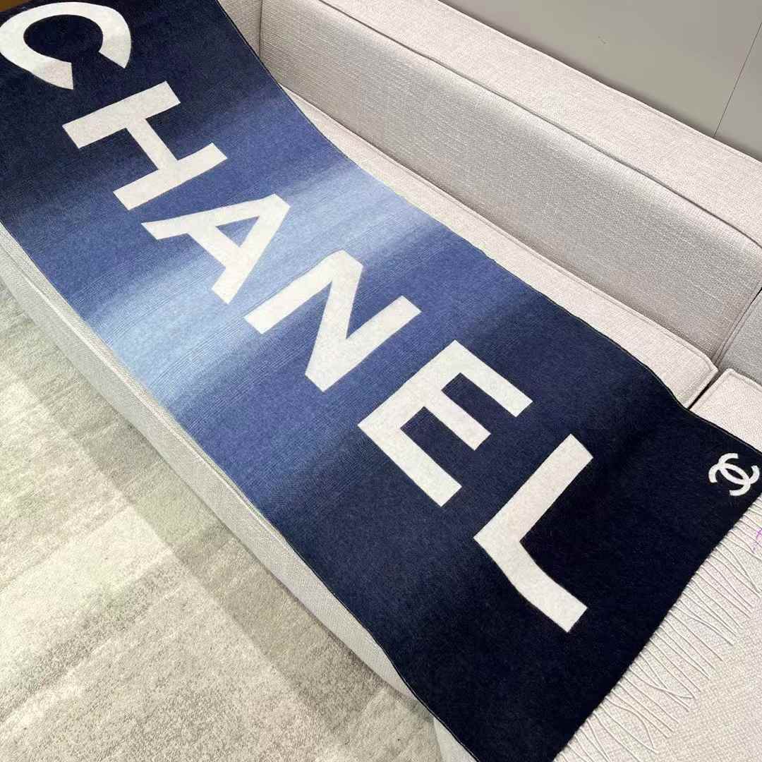 Chanel Gradient scarf view 2