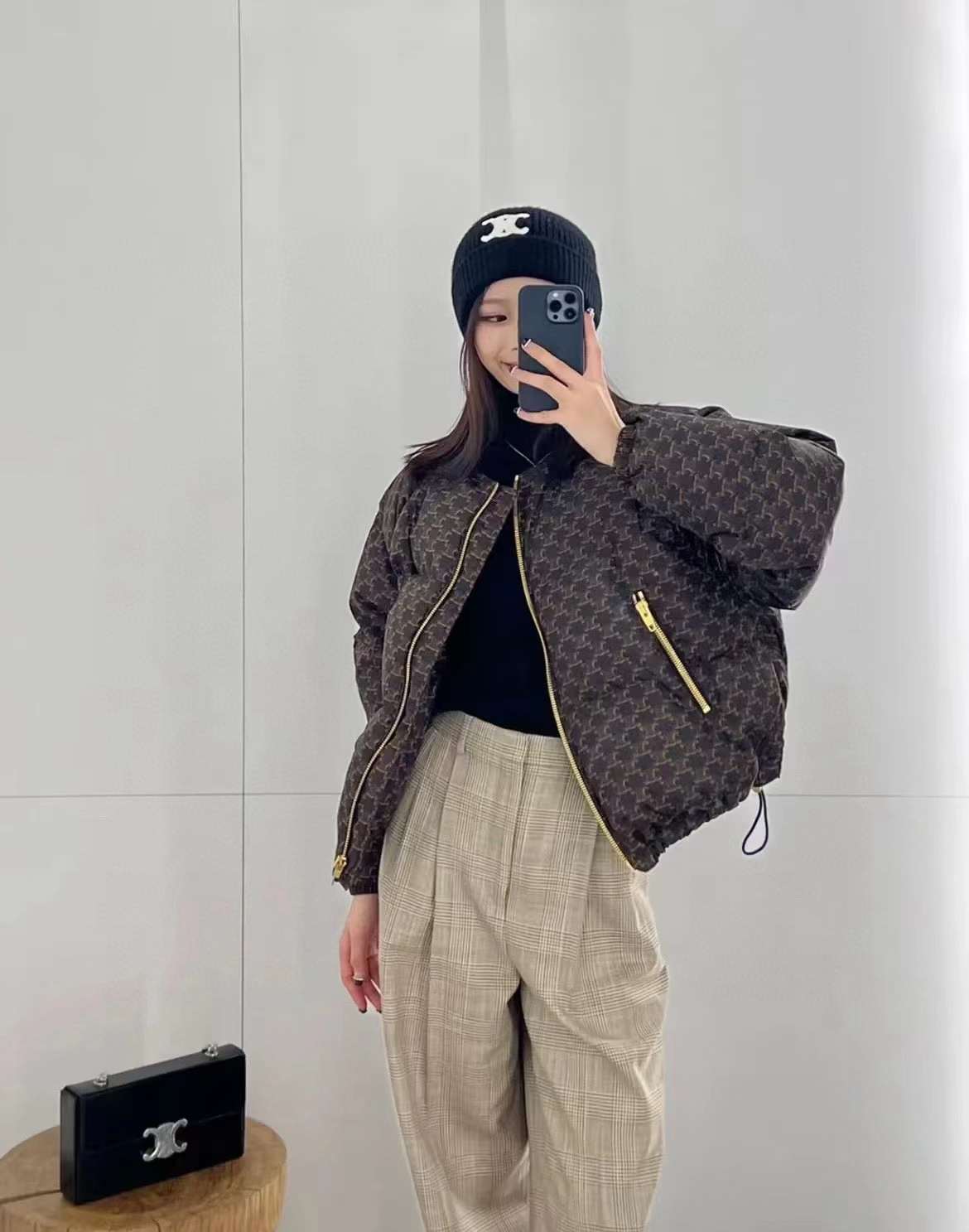 Celine Cashmere Scarf& BEANIE view 15