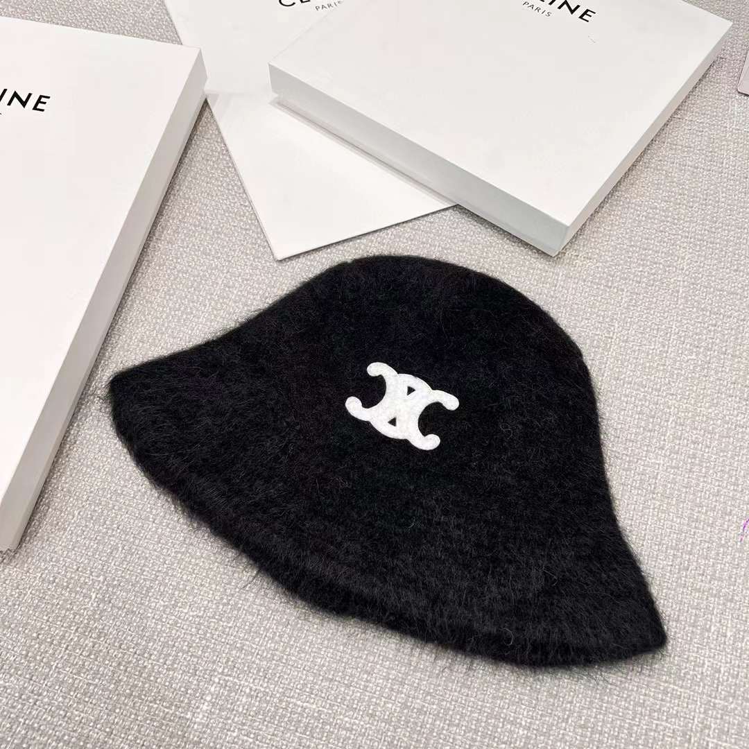 Celine Cashmere Scarf& BEANIE view 5