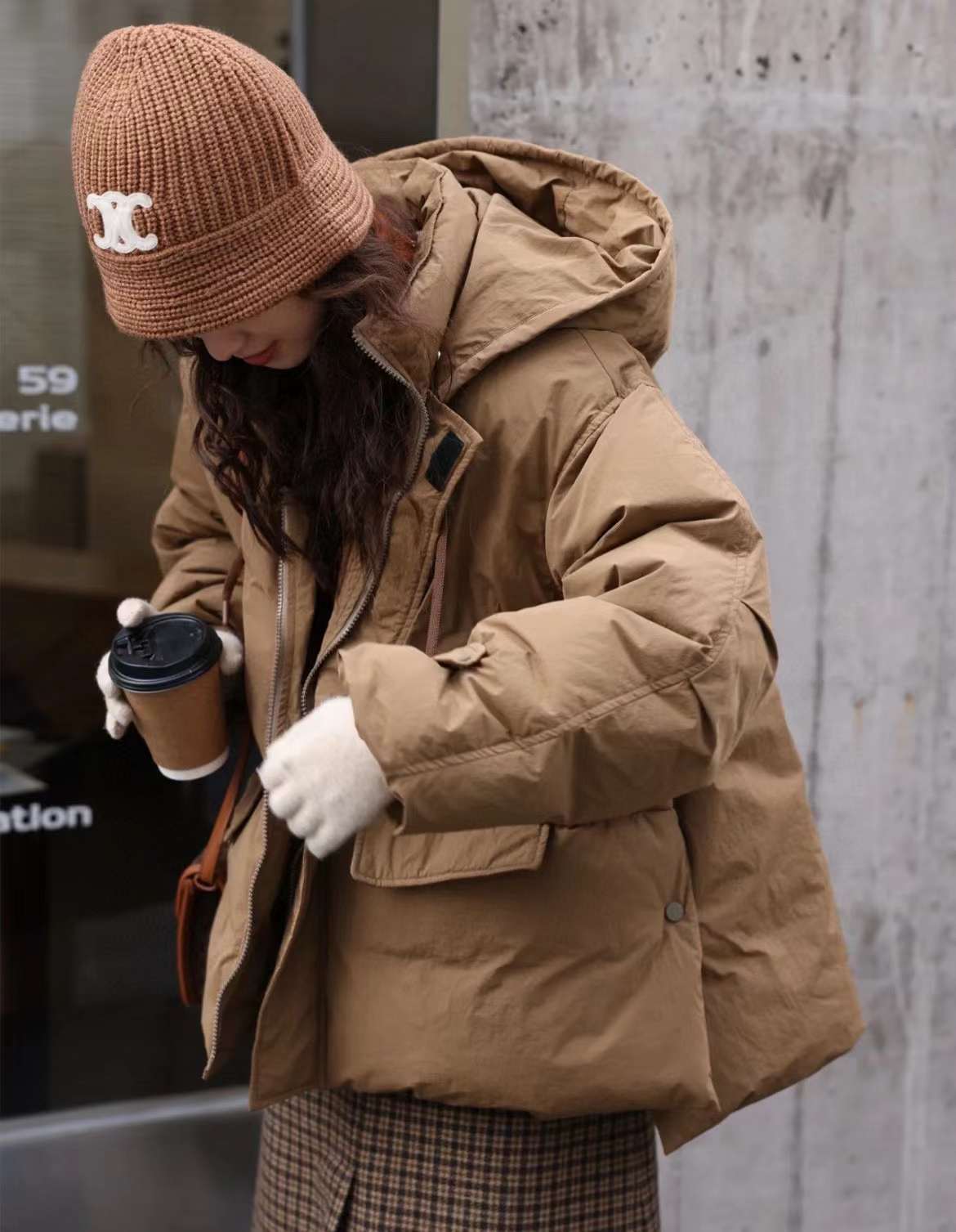 Celine Cashmere Scarf& BEANIE view 9