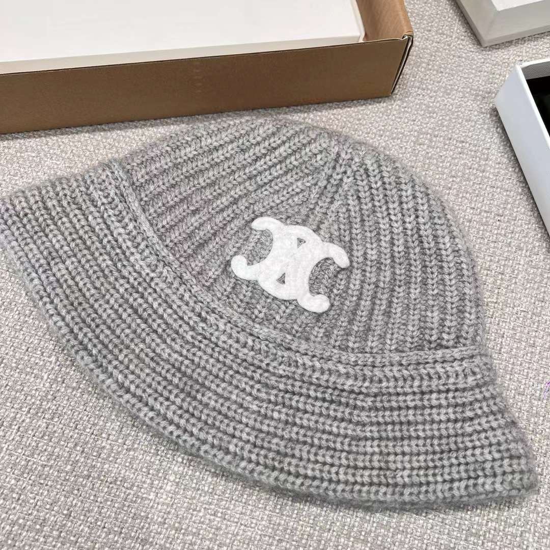 Celine Cashmere Scarf& BEANIE view 4