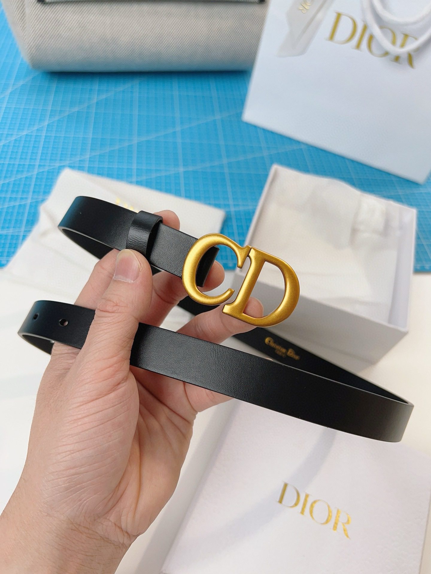 Dior LOGO belt view 10