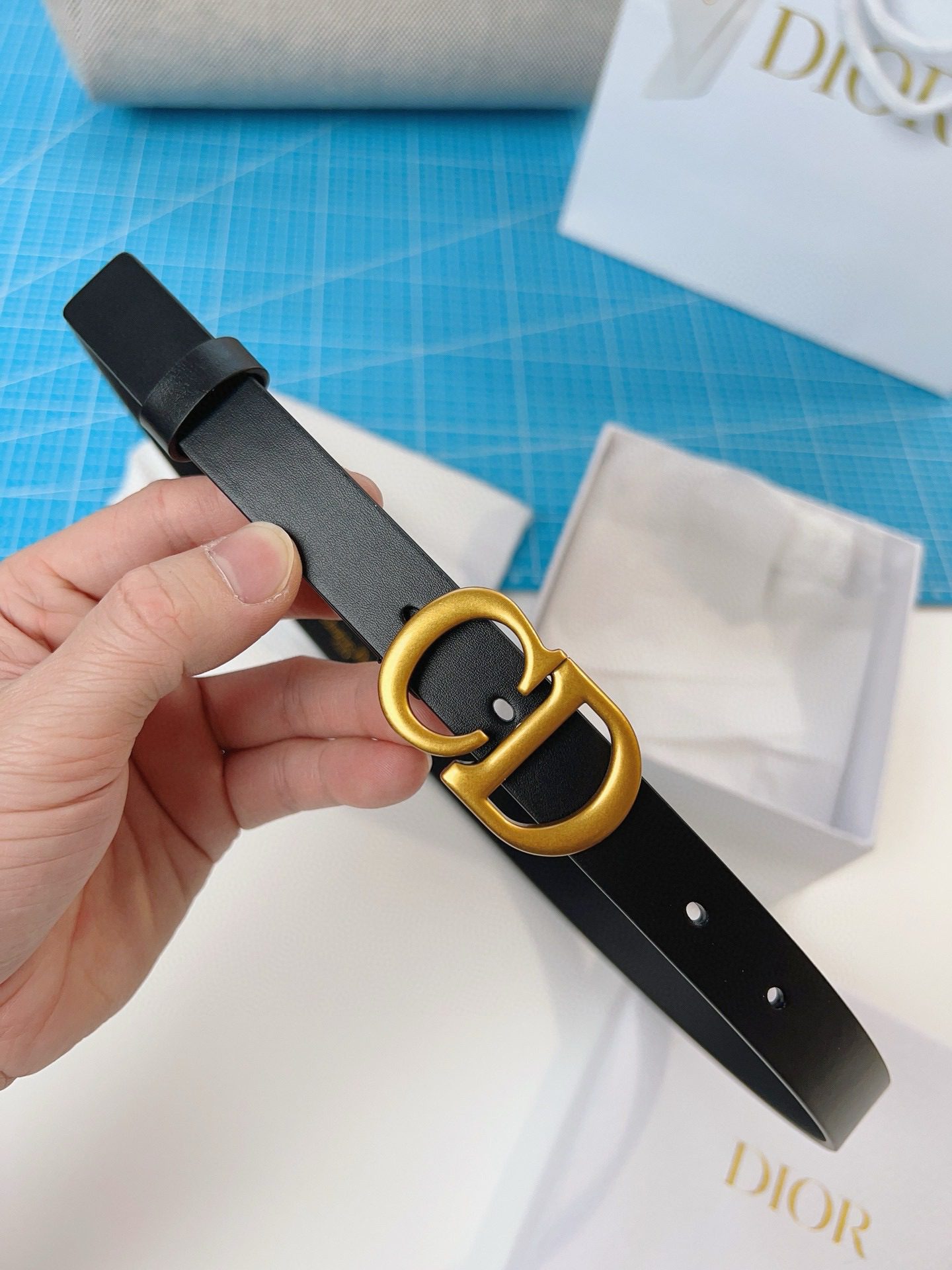 Dior LOGO belt view 13