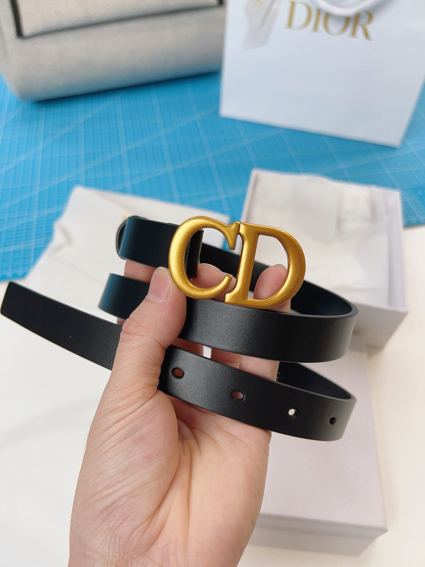 Dior LOGO belt view 16