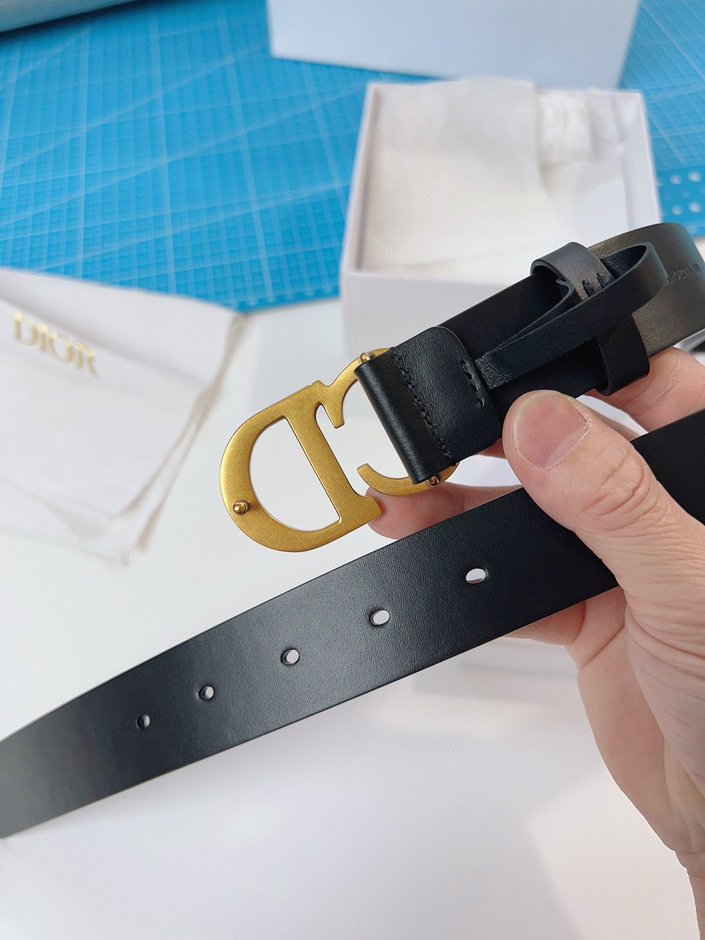 Dior LOGO belt view 3