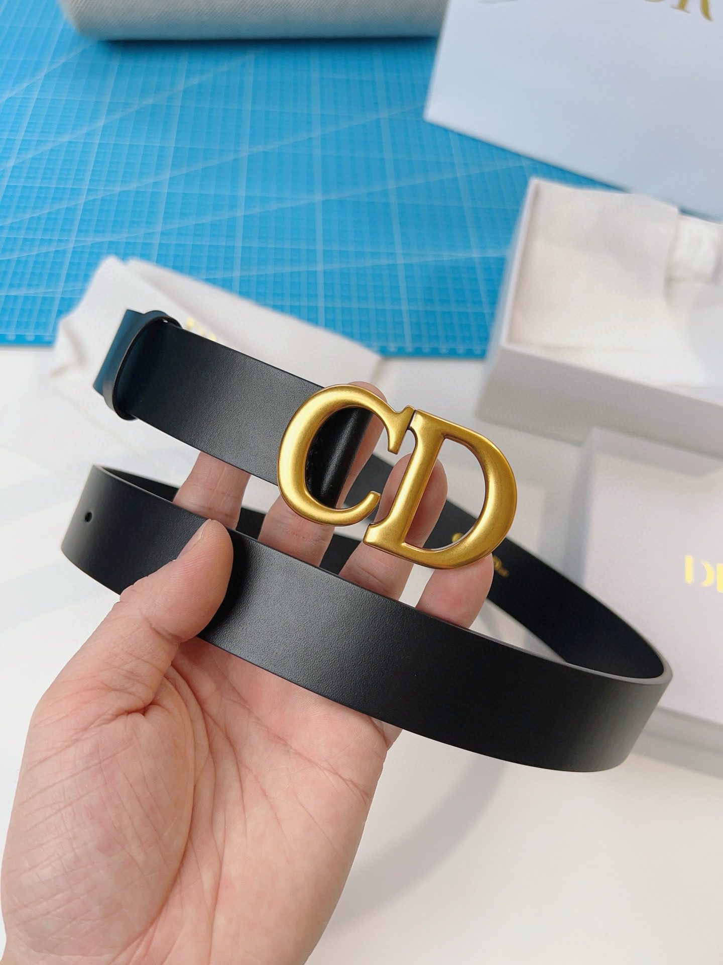 Dior LOGO belt view 4