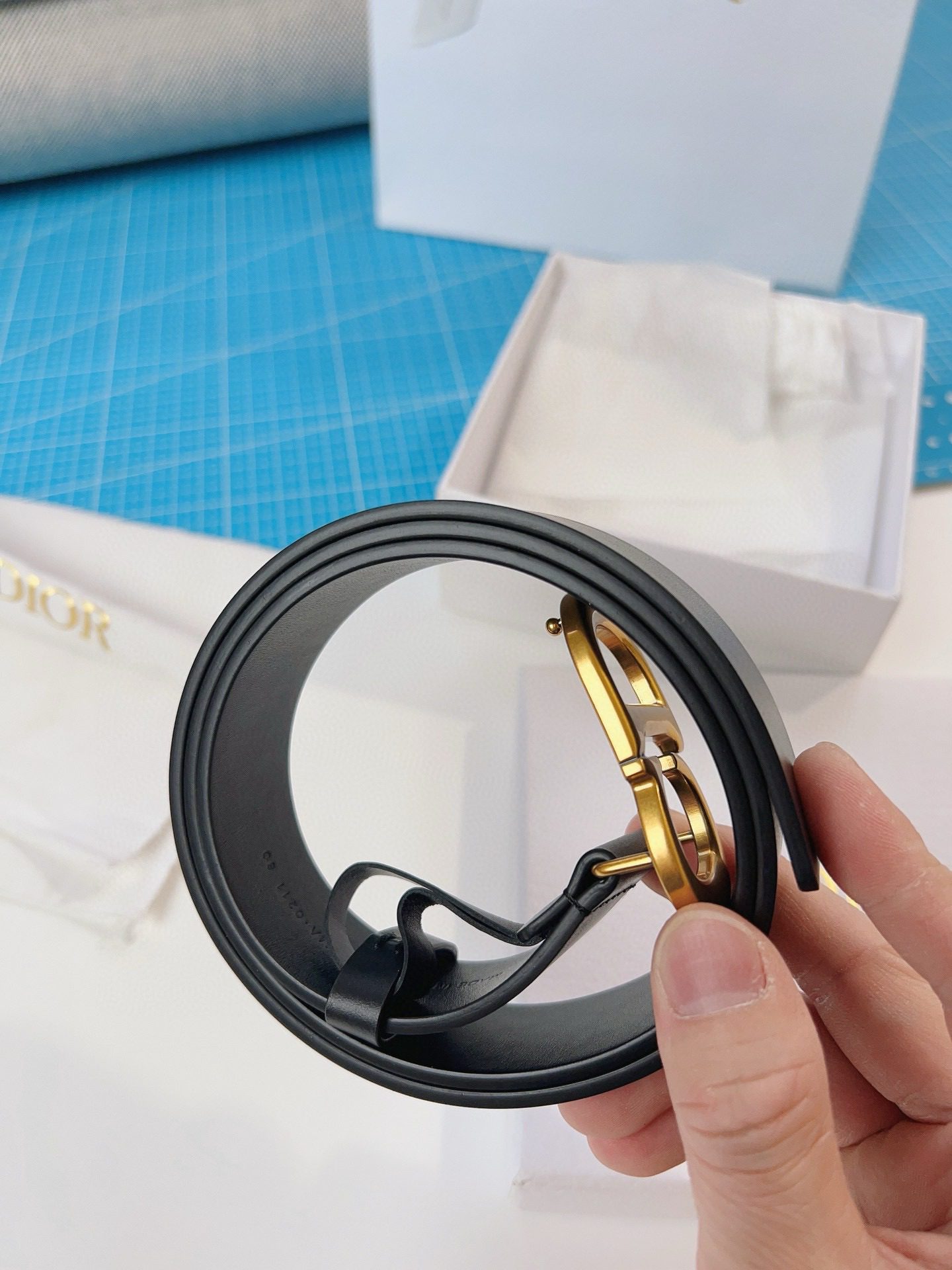 Dior LOGO belt view 5