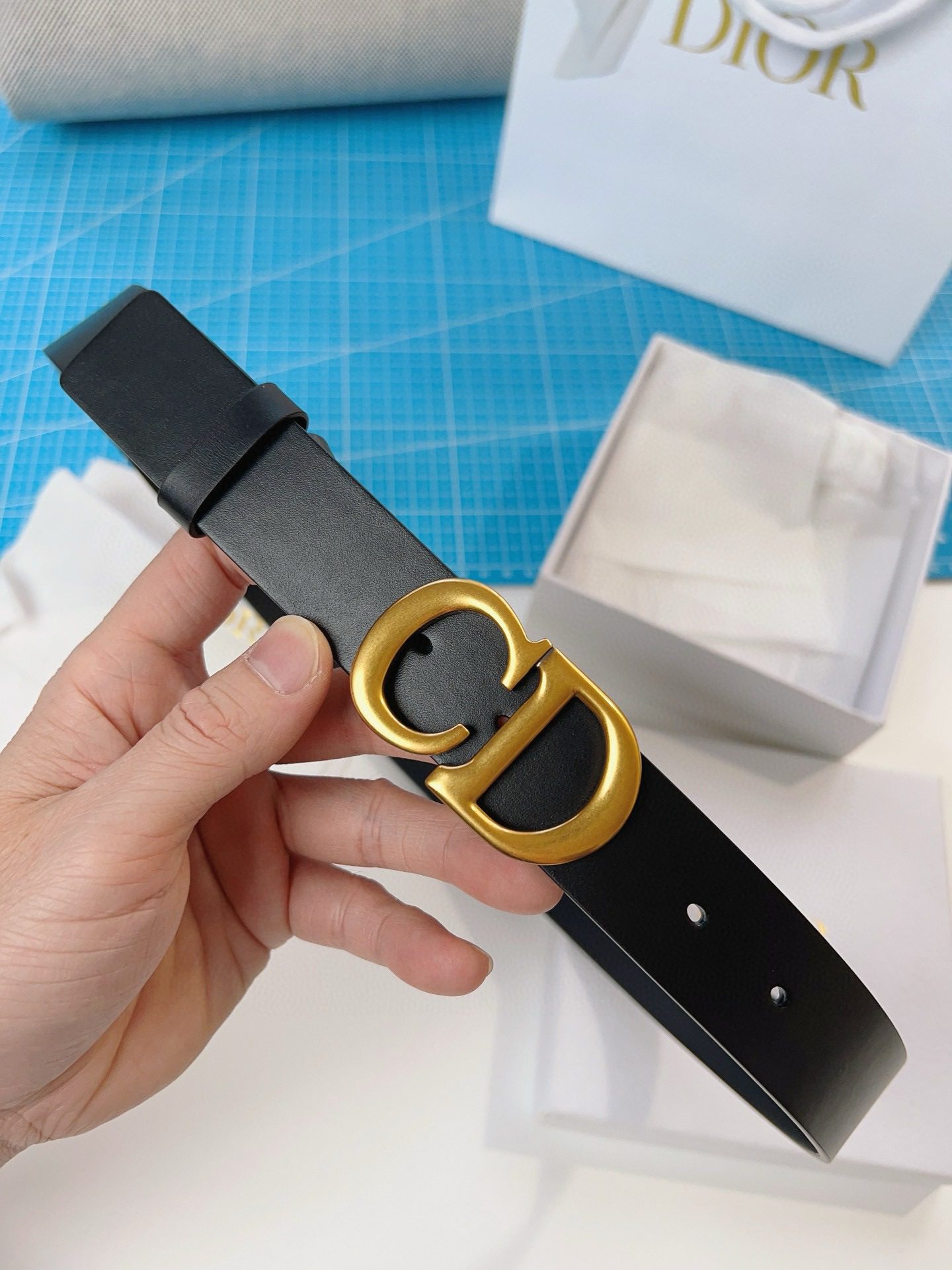 Dior LOGO belt view 6