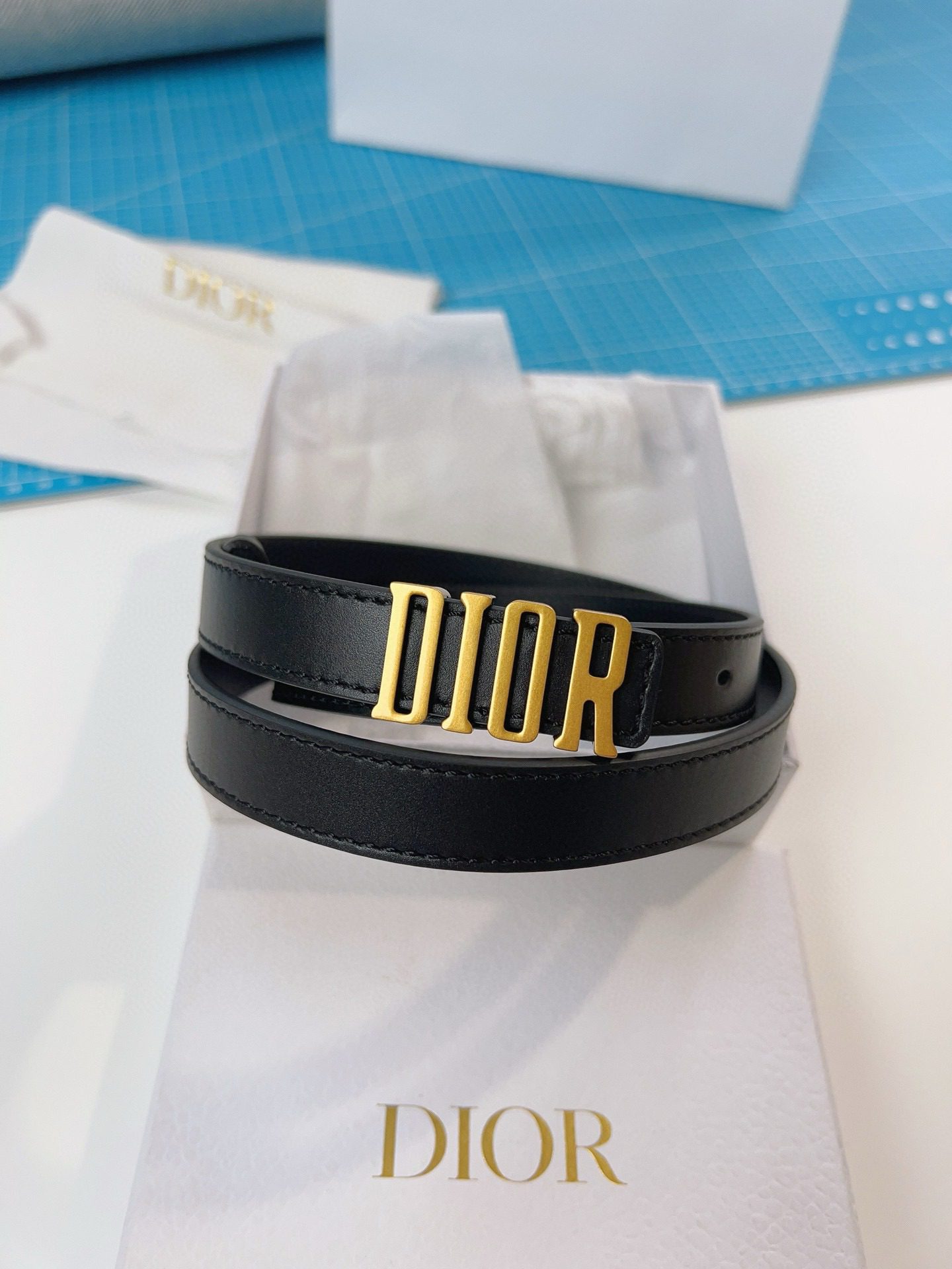 Dior LOGO belt view 1