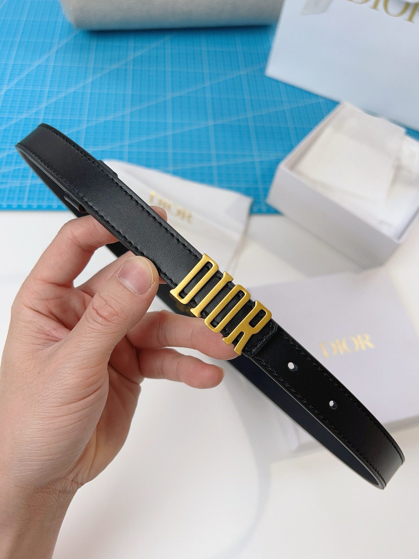 Dior LOGO belt view 5