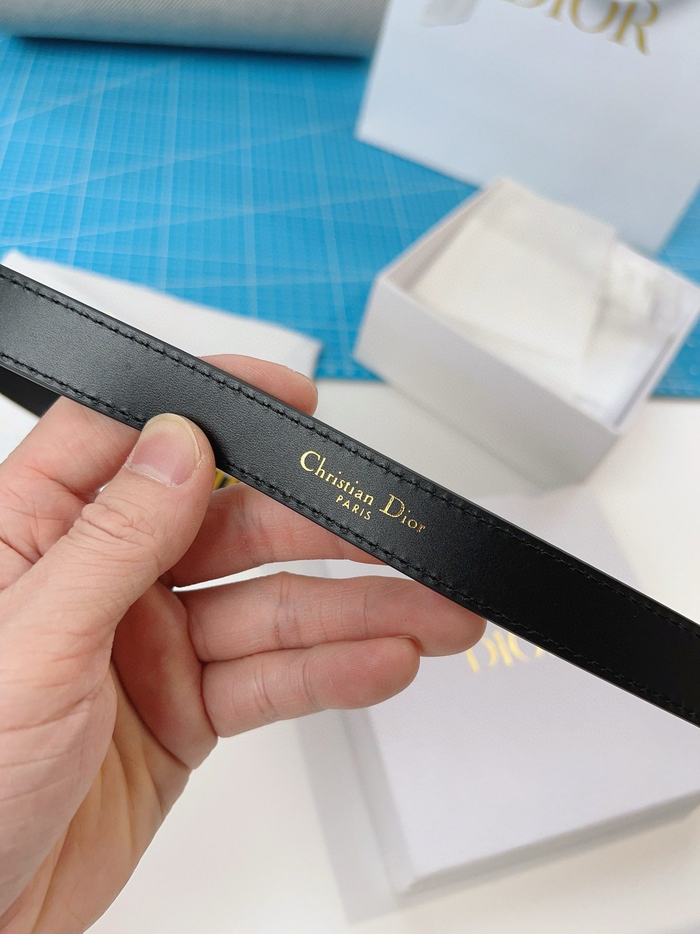 Dior LOGO belt view 6