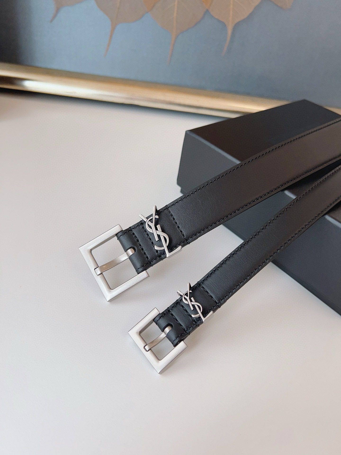 Saint Laurent LOGO belt 2.0 view 13