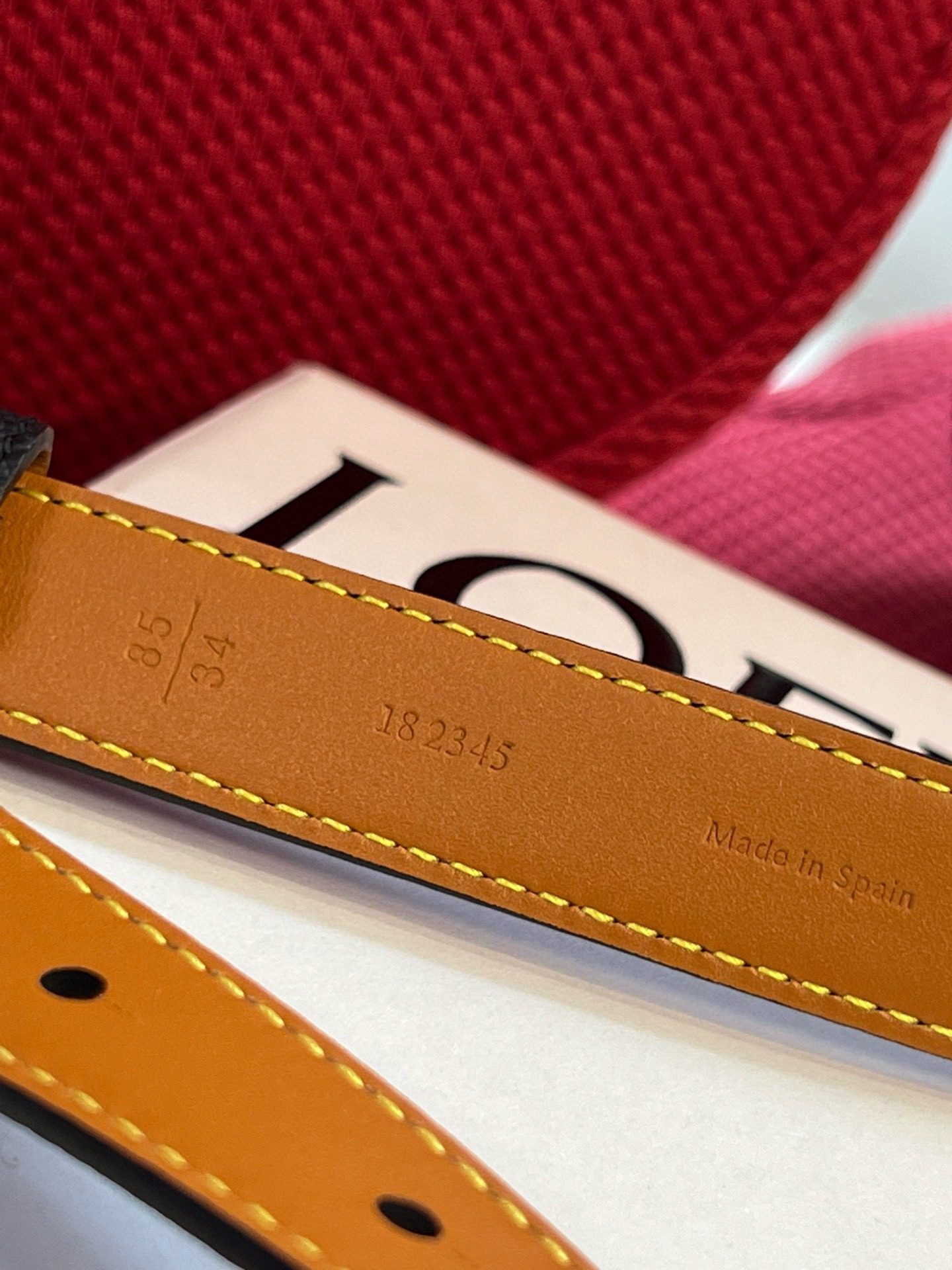 Loewe LOGO belt 2.0cm view 10