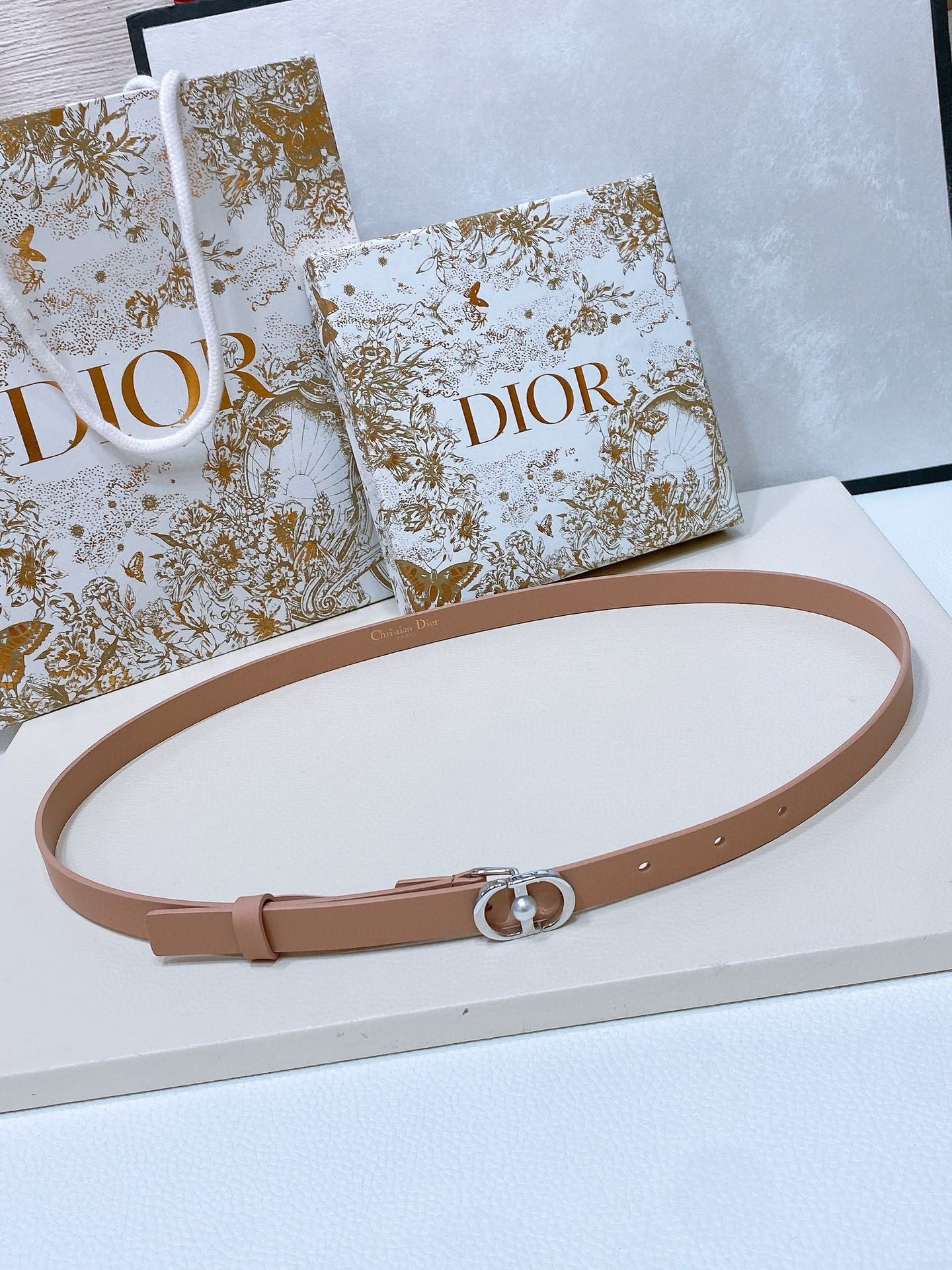 Dior Montaigne Jolie Belt Logo 1.5cm view 13