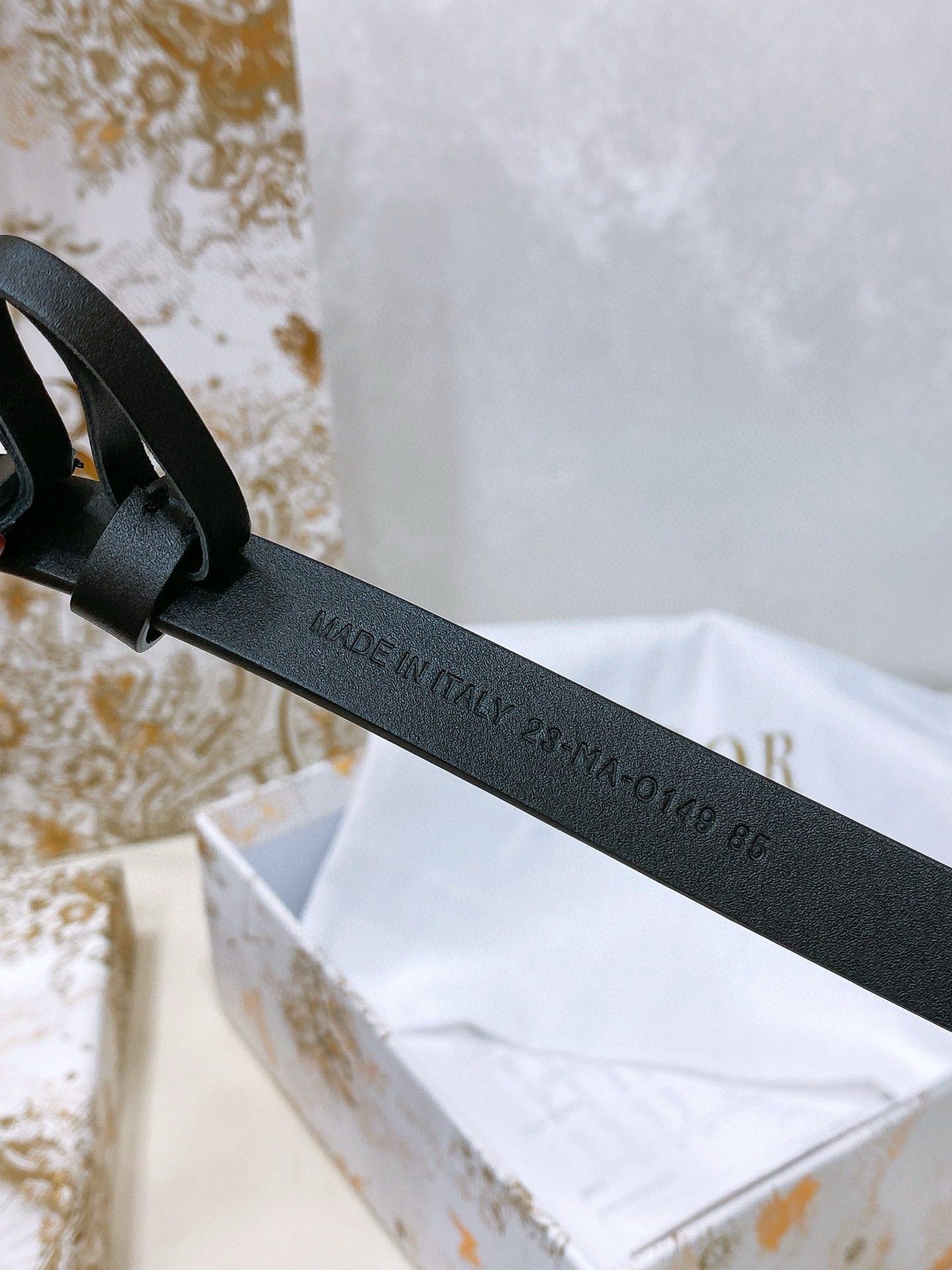 Dior Montaigne Jolie Belt Logo 1.5cm view 6
