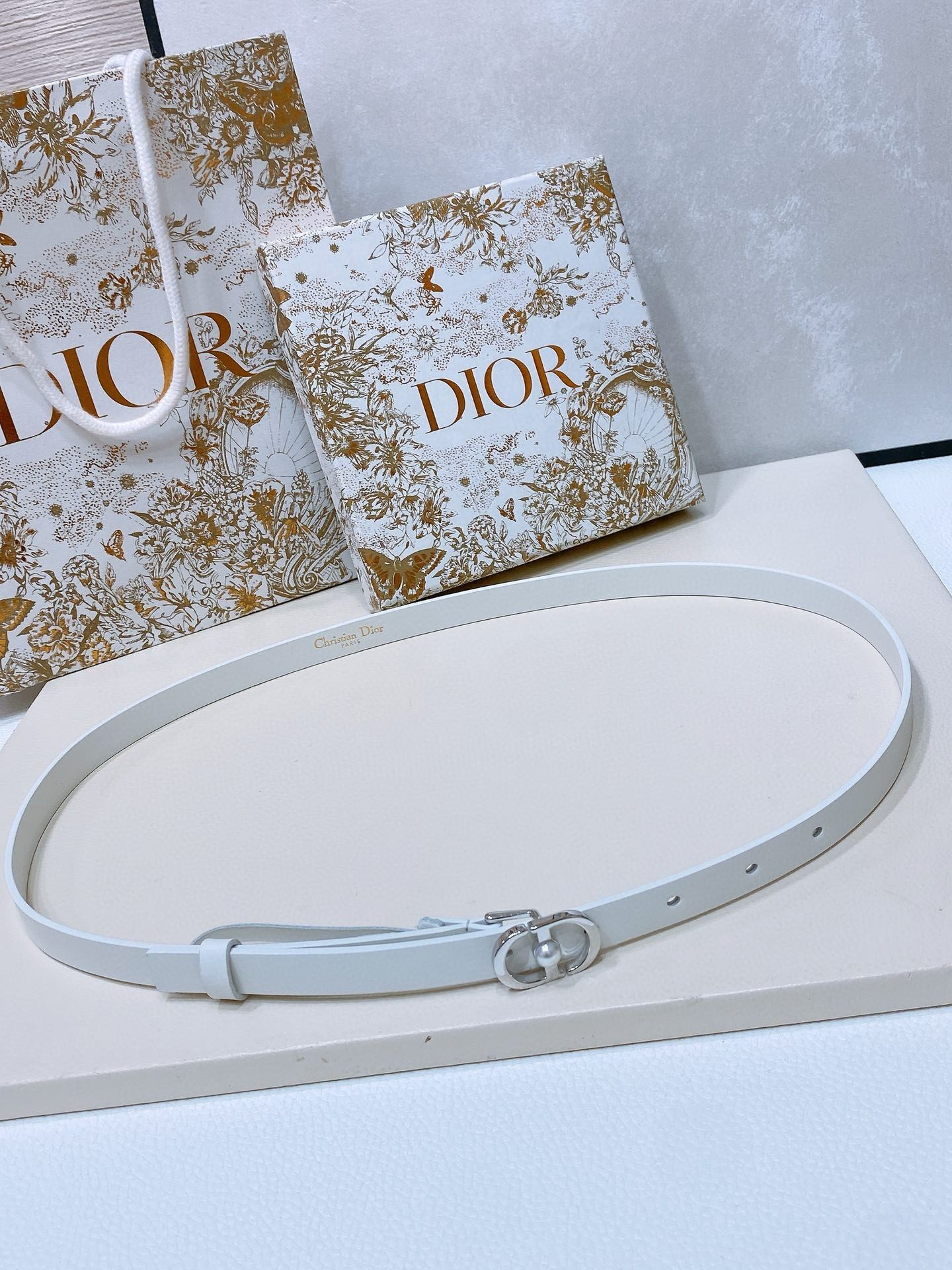 Dior Montaigne Jolie Belt Logo 1.5cm view 7
