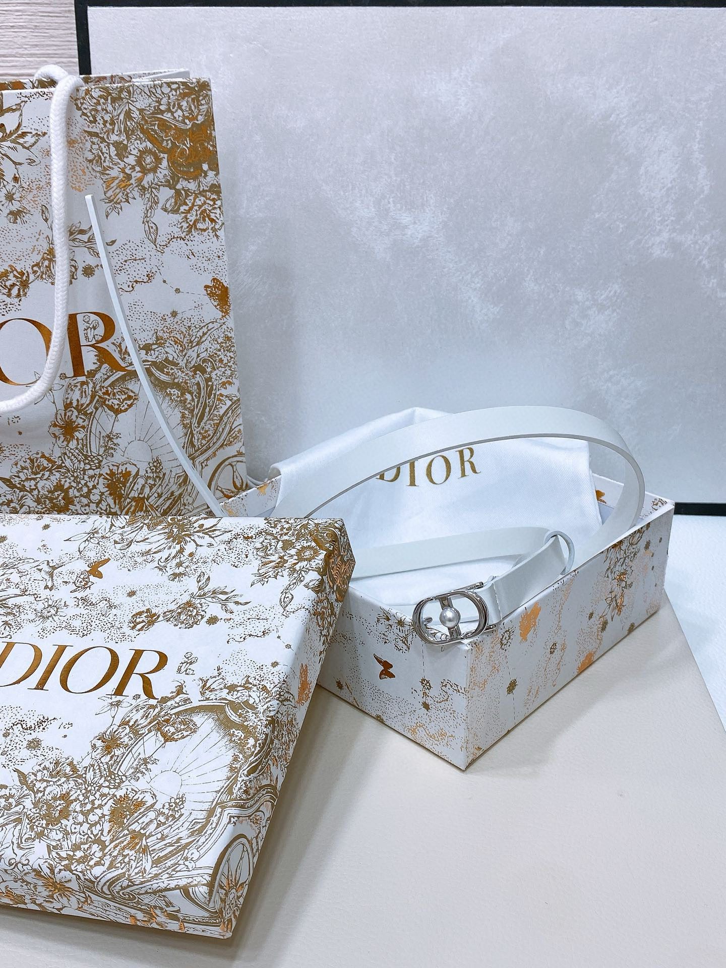 Dior Montaigne Jolie Belt Logo 1.5cm view 8