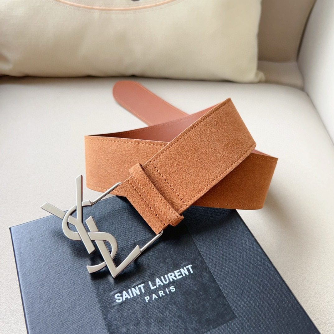 Saint Laurent PARIS LOGO belt 5.0 view 1