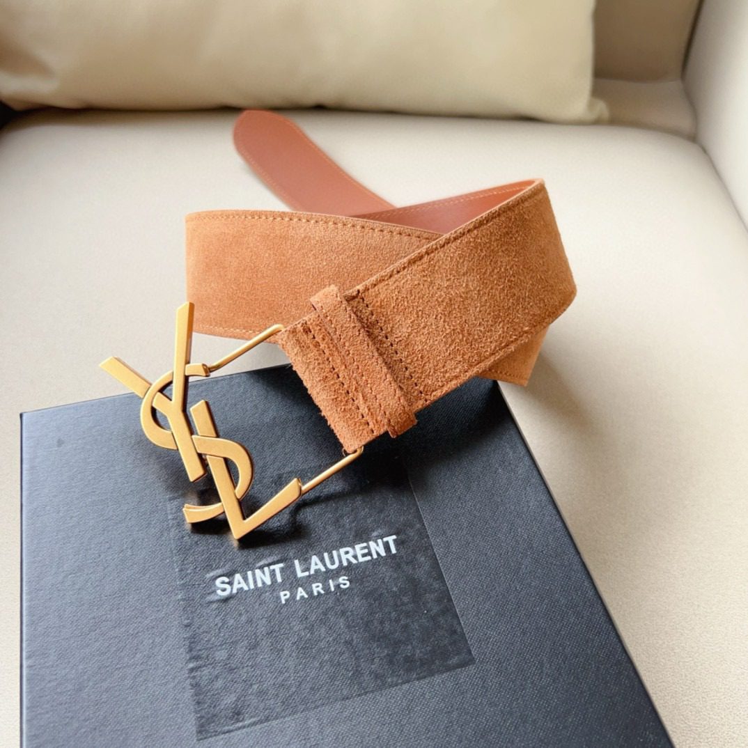 Saint Laurent PARIS LOGO belt 5.0 view 2