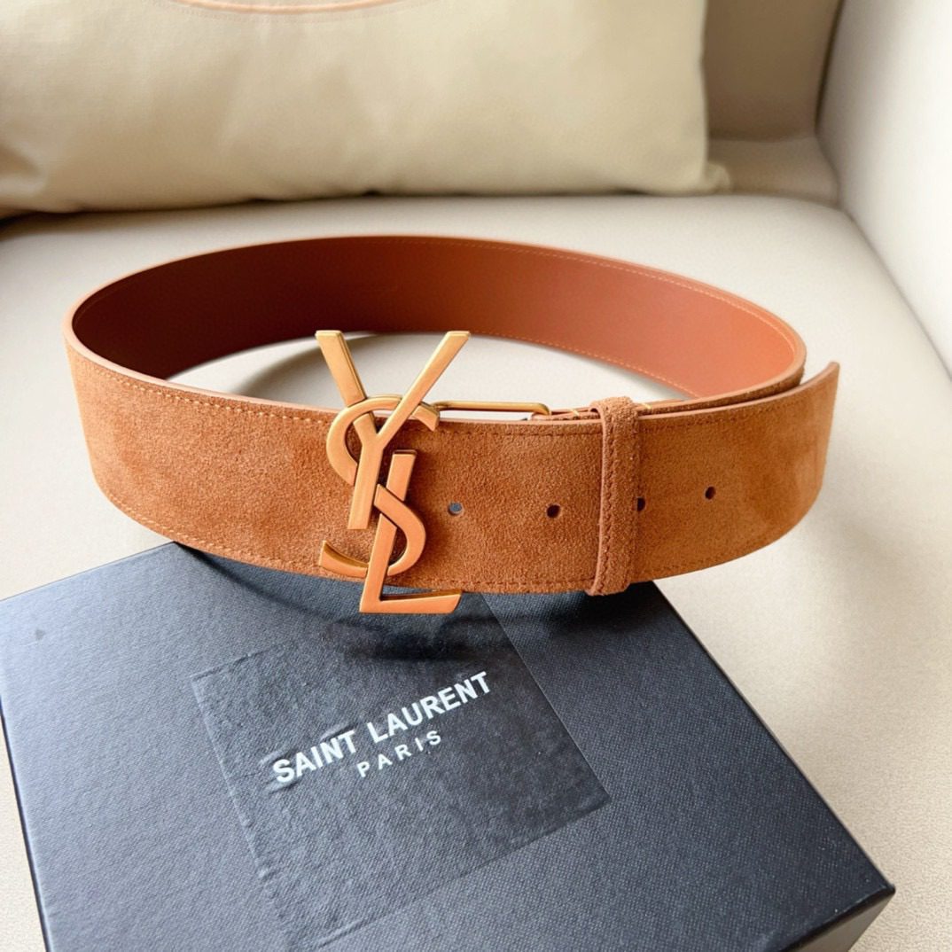 Saint Laurent PARIS LOGO belt 5.0 view 3