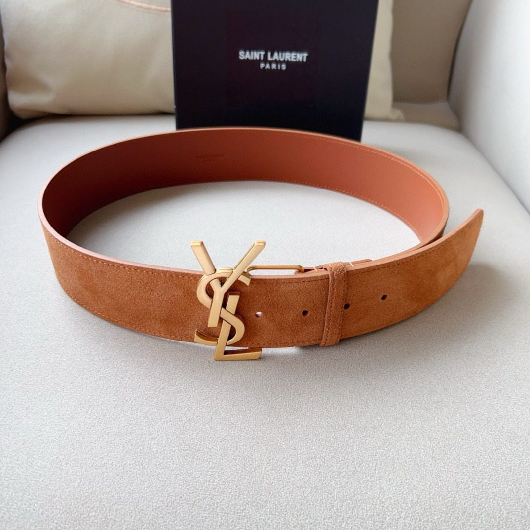 Saint Laurent PARIS LOGO belt 5.0 view 4
