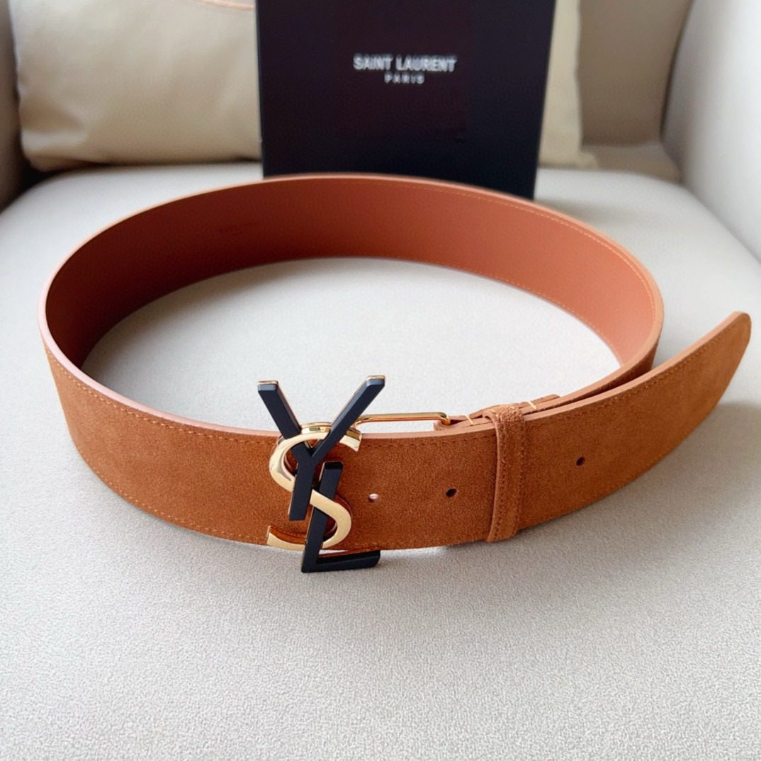 Saint Laurent PARIS LOGO belt 5.0 view 7