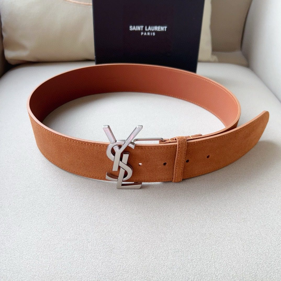 Saint Laurent PARIS LOGO belt 5.0 view 9