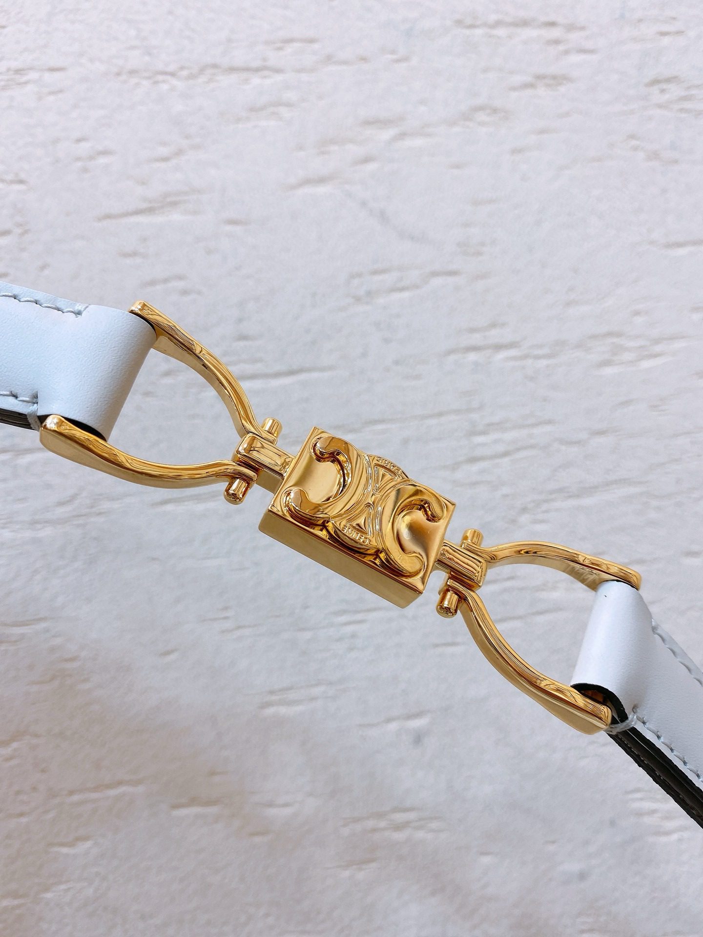 Celine hook buckle TRIOMPHE belt view 3