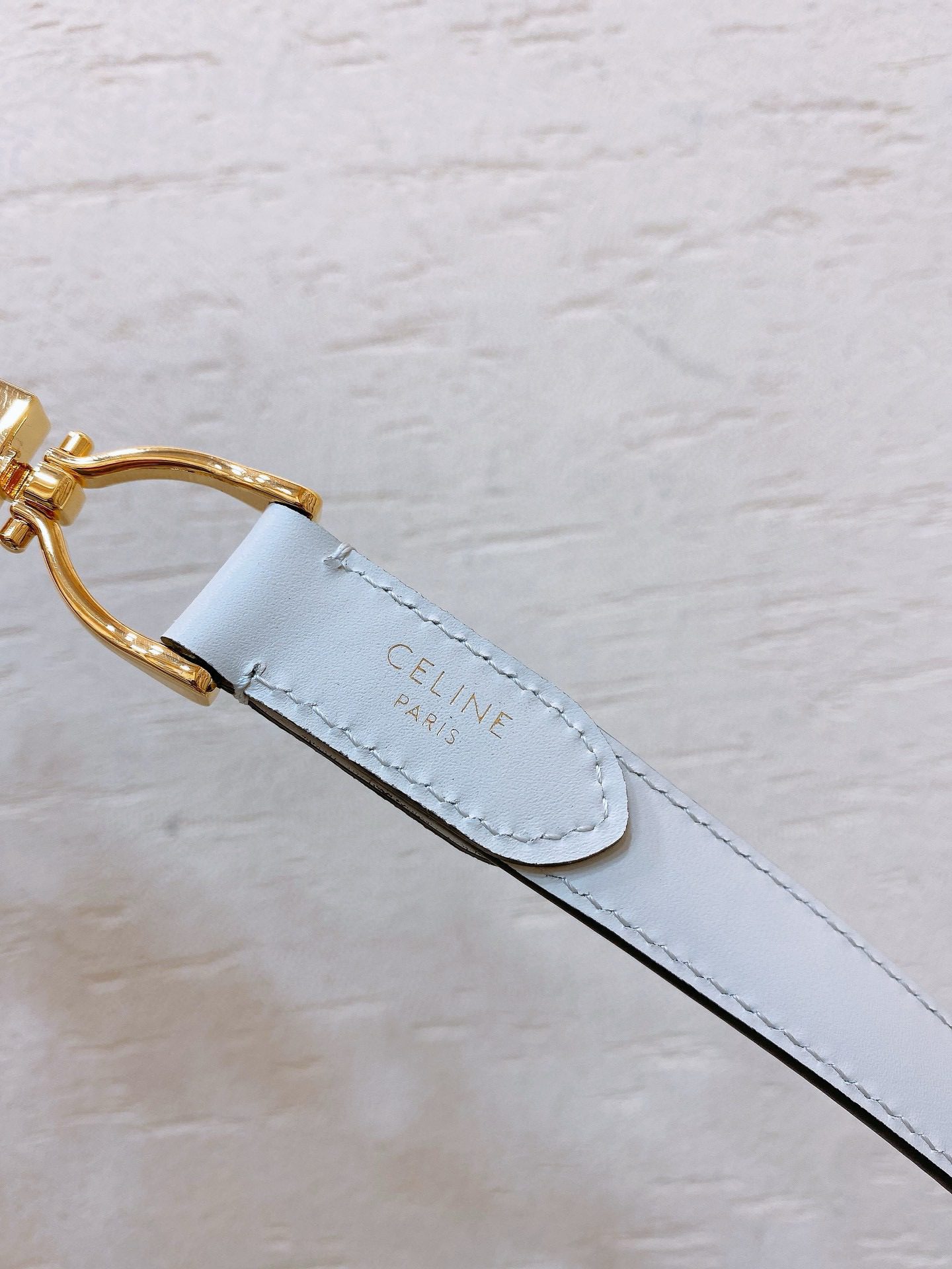 Celine hook buckle TRIOMPHE belt view 6