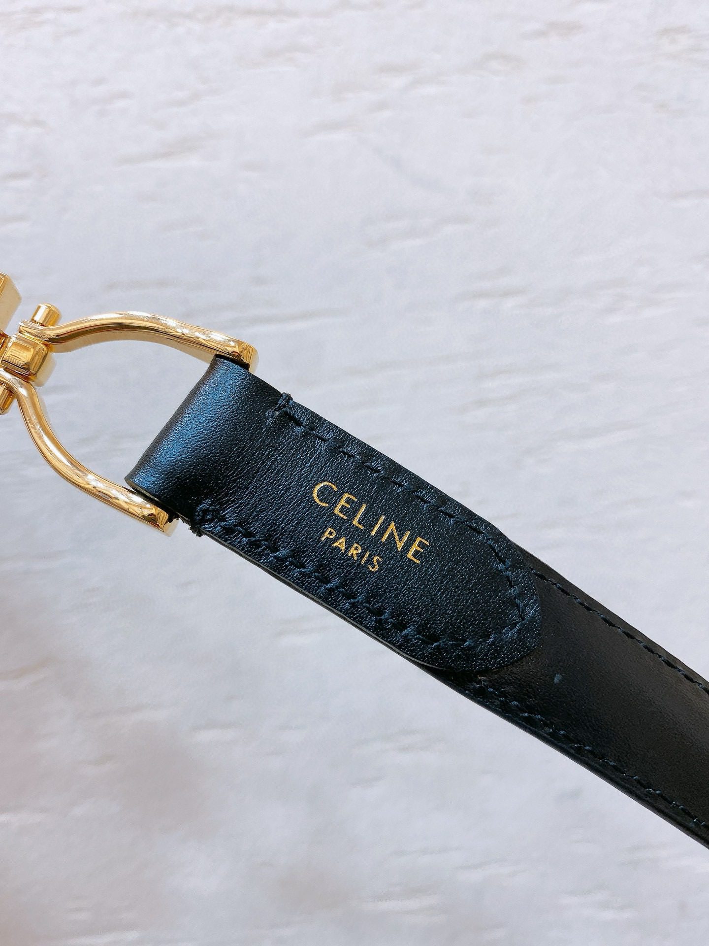 Celine hook buckle TRIOMPHE belt view 6