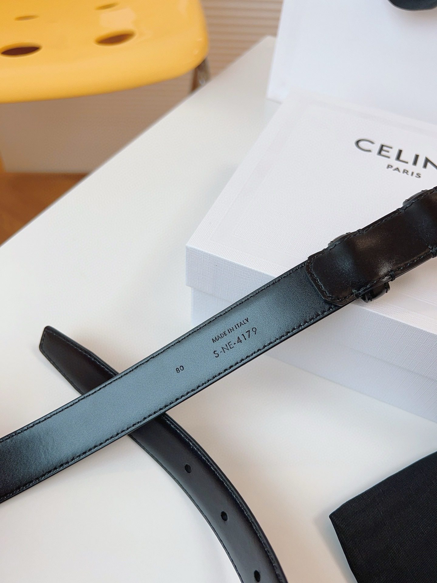 Celine LOGO belt 25mm view 9