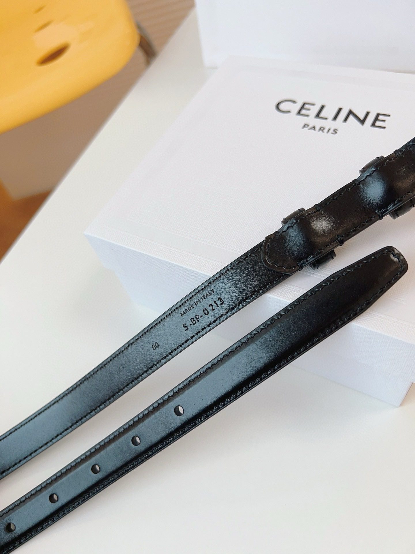 Celine LOGO belt 18mm view 8