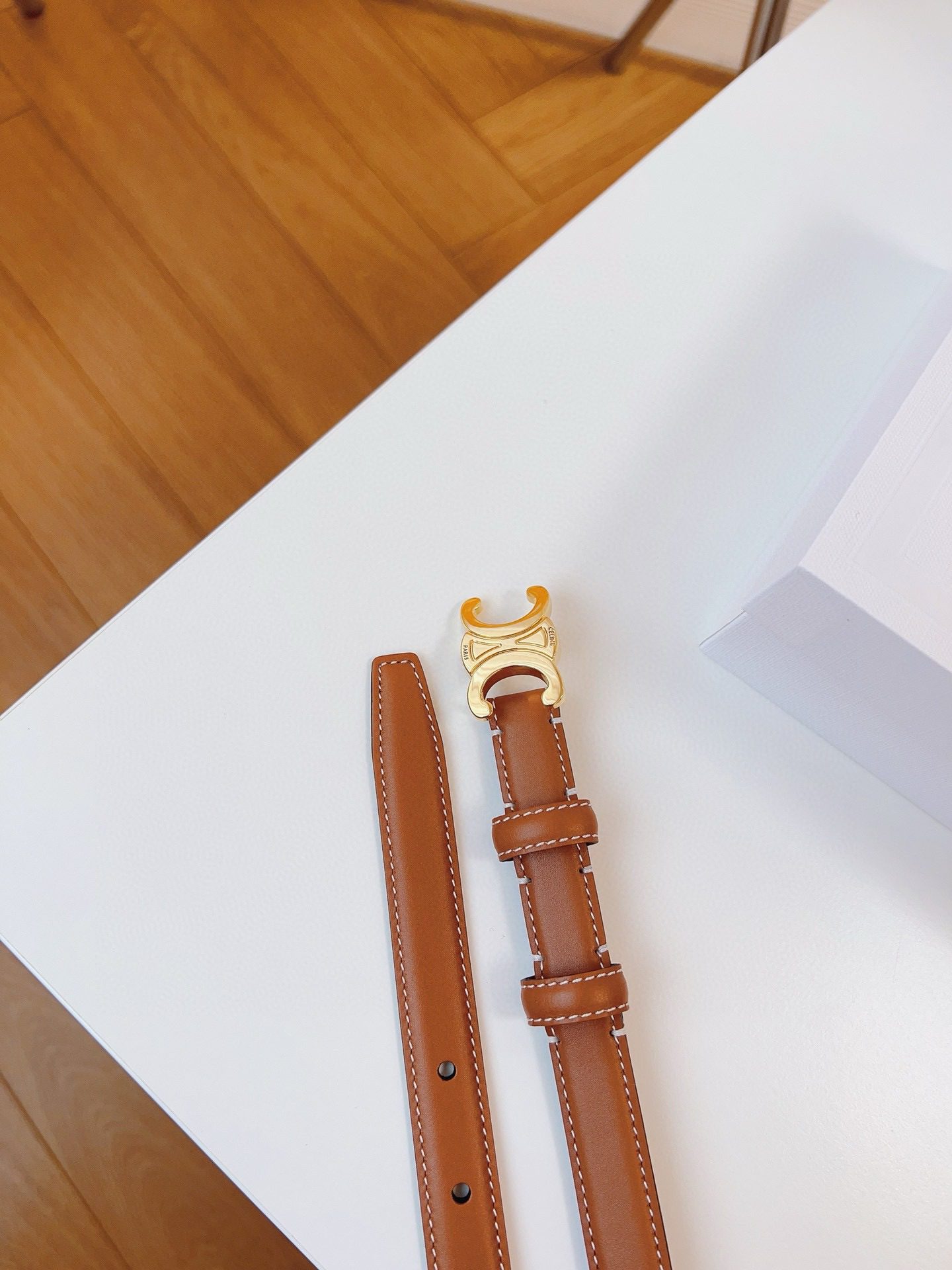 Celine LOGO belt 18mm view 8