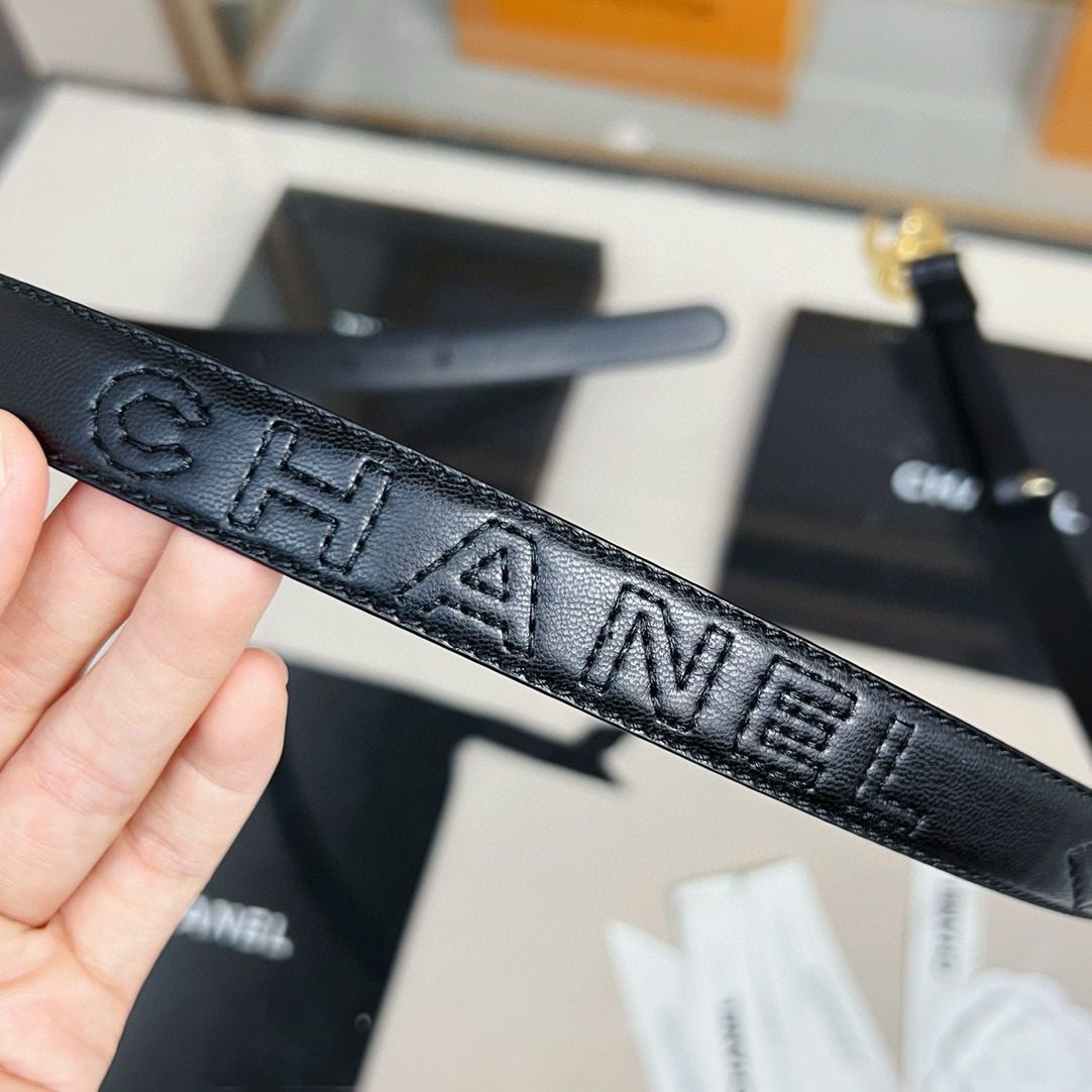 Chanel LOGO Love diamond belt 20mm view 8