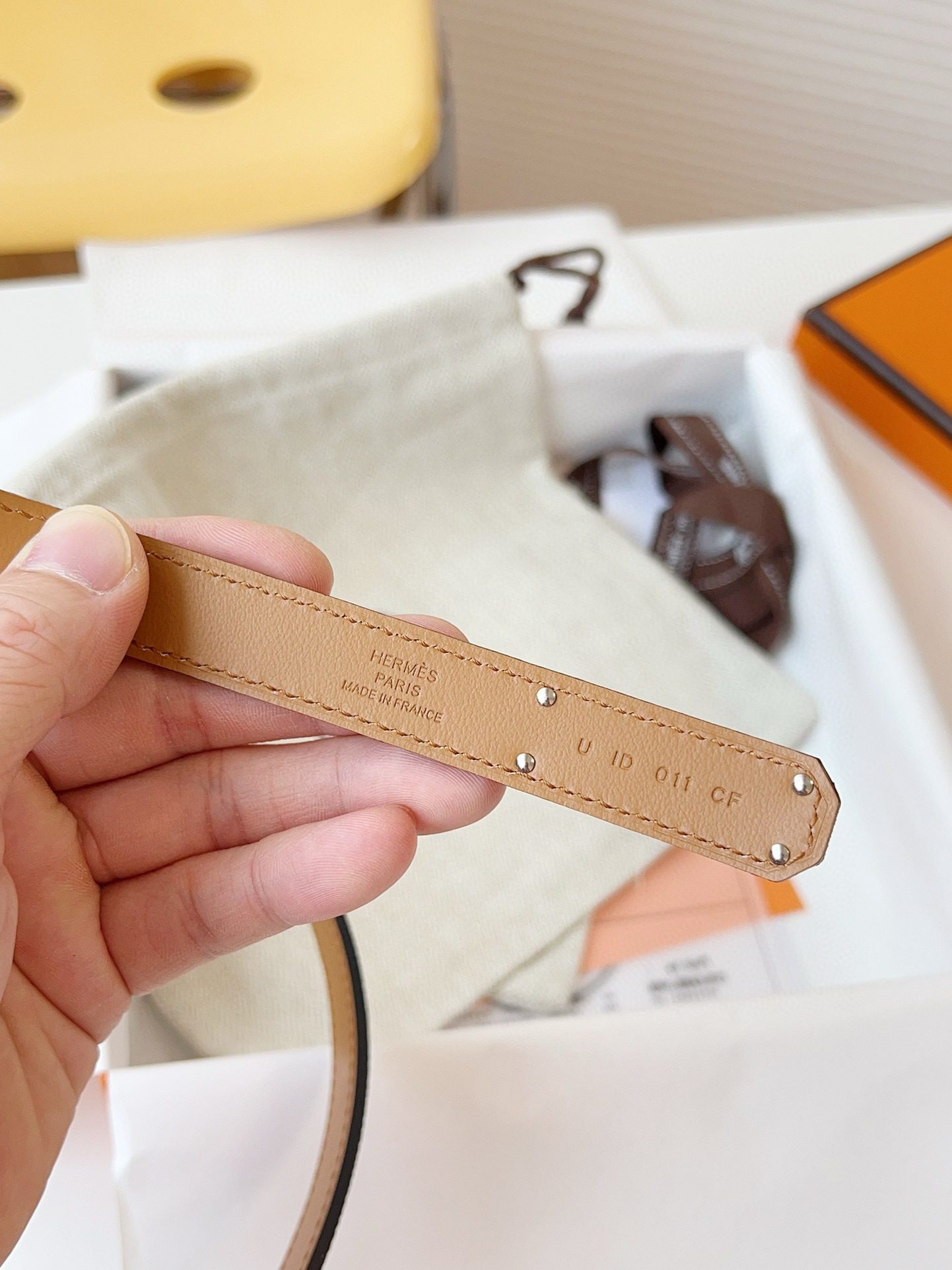 Hermès Kelly Epsom 18mm Belt view 8