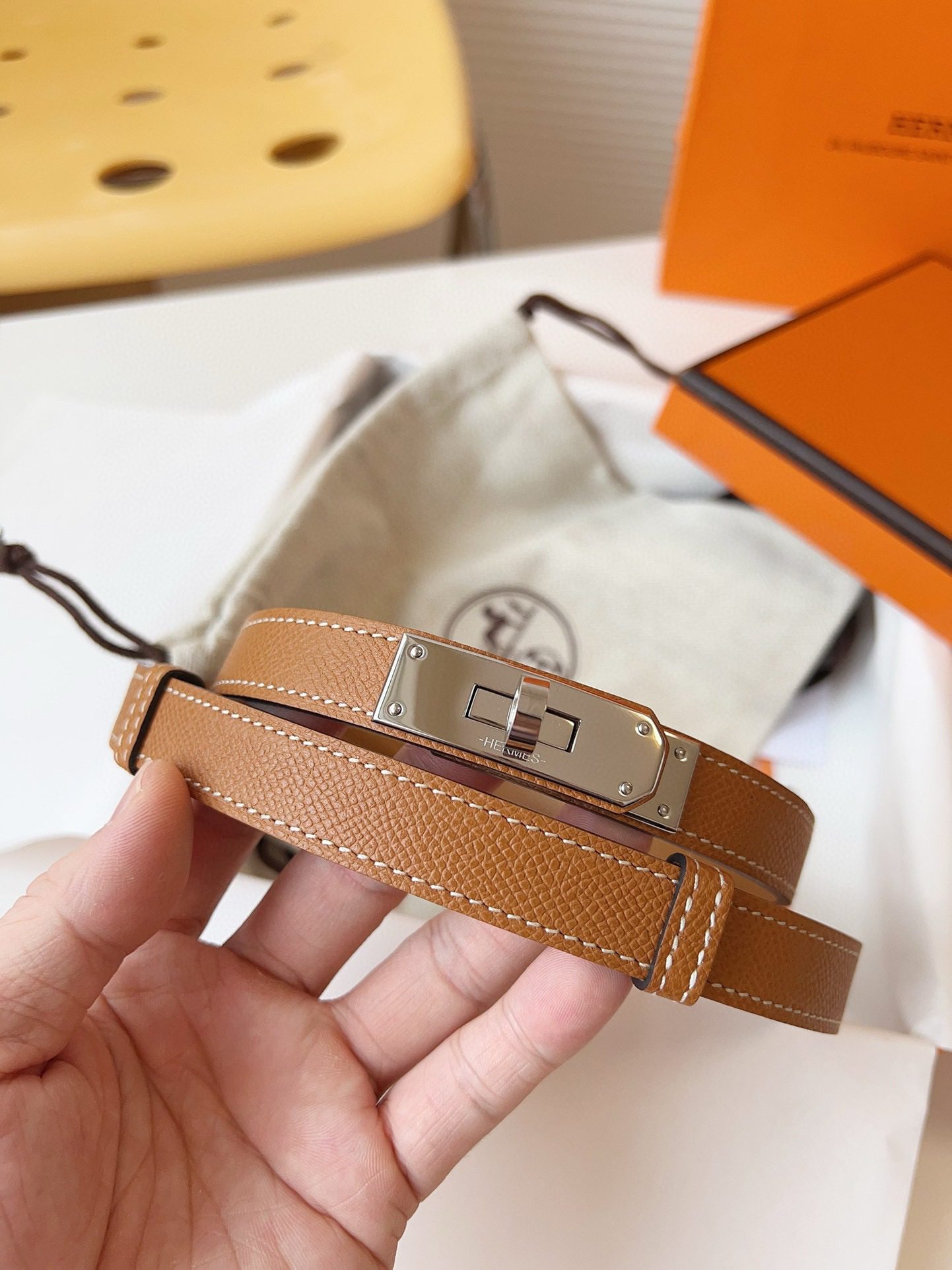 Hermès Kelly Epsom 18mm Belt view 1