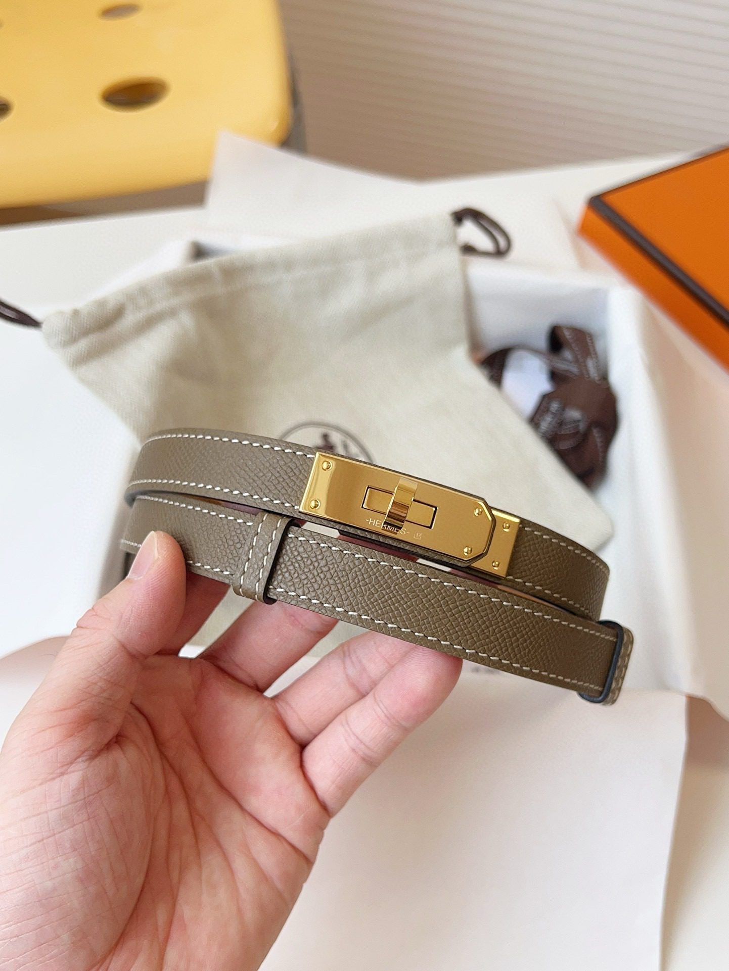 Hermès Kelly Epsom 18mm Belt view 1
