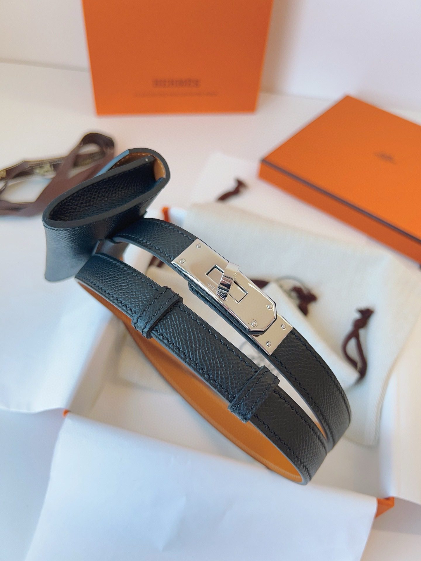 Hermès KELLY POCKET 18 Card belt view 8