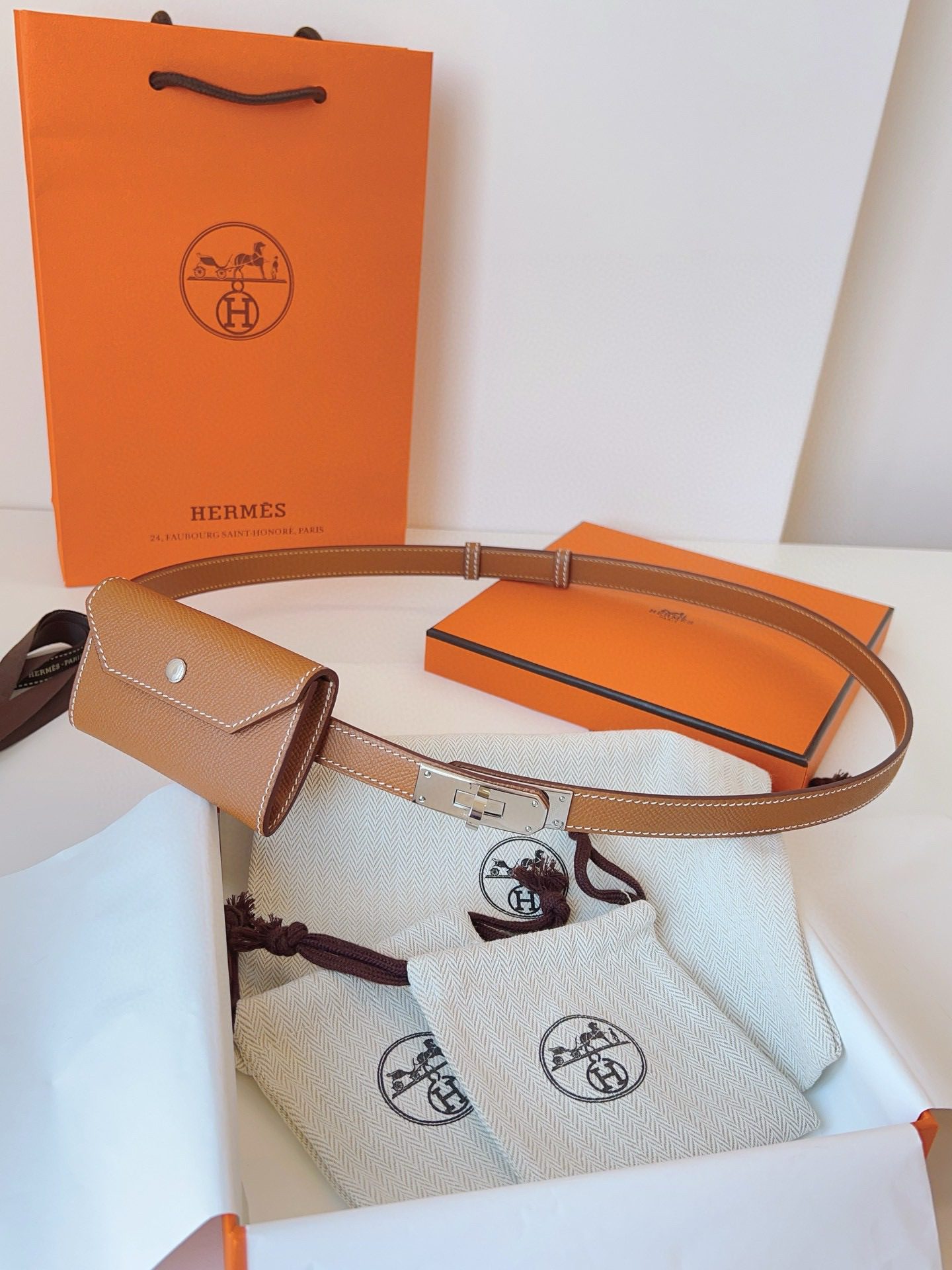 Hermès KELLY POCKET 18 Card belt view 6