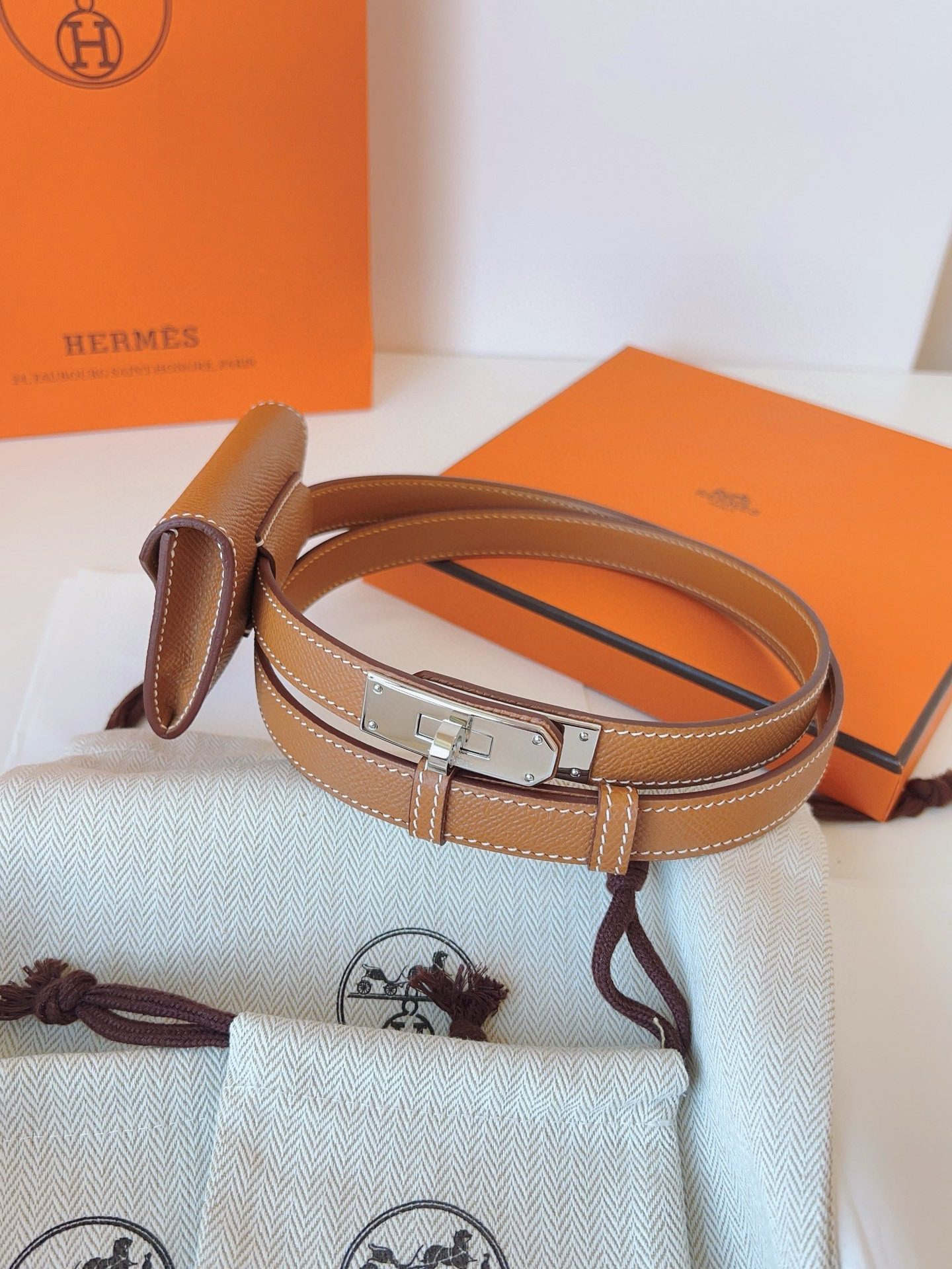 Hermès KELLY POCKET 18 Card belt view 8
