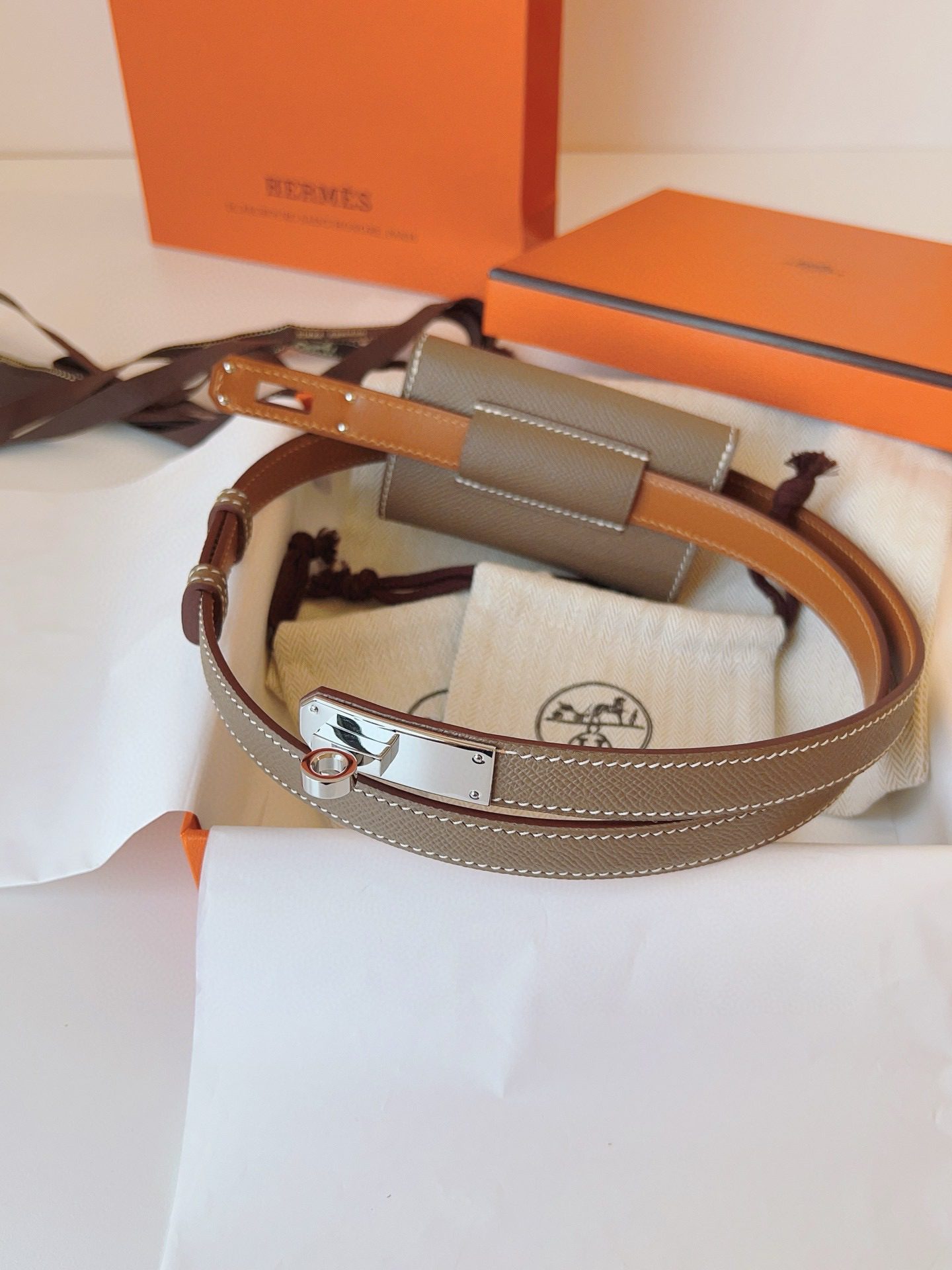Hermès KELLY POCKET 18 Card belt view 8