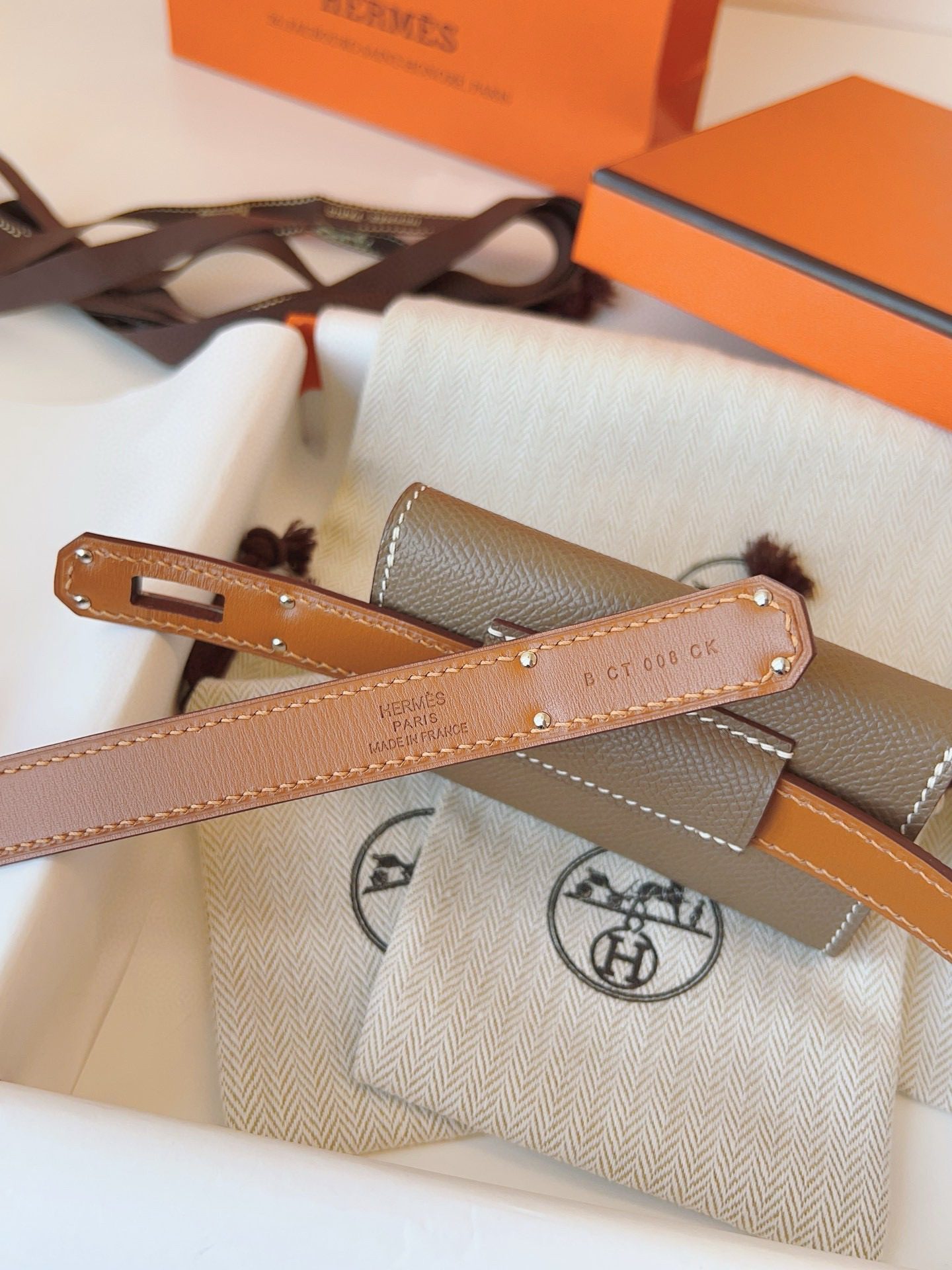 Hermès KELLY POCKET 18 Card belt view 9